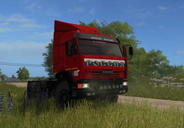 КамАЗ-65221версия 1.2 для Farming Simulator 2017 (v1.5.x)