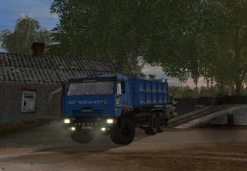 Kamaz-65225 (ФОП «Шевченко»)версия 1 для Farming Simulator 2017 (v2017)