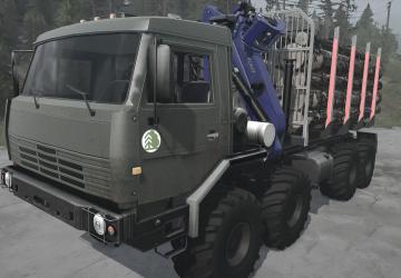 КамАЗ 6x6/8x8 Swamp Walkerверсия 03.10.21 для Spintires: MudRunner (v25.02.21)