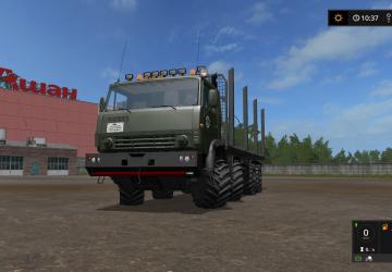 КамАЗ Пак 8Х8 «Лесовоз»версия 1.1 для Farming Simulator 2017 (v1.5.x)
