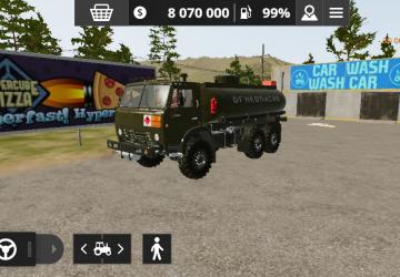 КамАЗ Внедорожный Бензовозверсия 1.1 для Farming Simulator 20 (v0.0.0.49+)