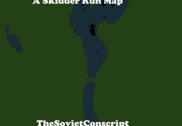 Карта «Clearwater river A skidder run map»v13.01.19 для Spintires: MudRunner (v19.11.18)