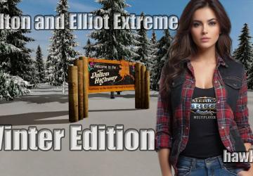 Карта «Dalton and Elliot Winter»версия 1.57 для American Truck Simulator (v1.57.x)
