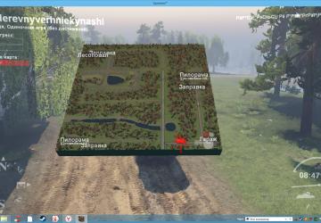 Карта «Деревня Верхние-Кунаши»версия 1 для SpinTires (v03.03.16)