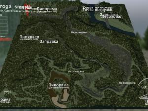 Карта «Дорога смерти»версия 1 для SpinTires (v03.03.16)