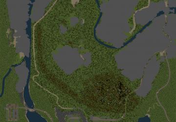 Карта «Hard road»версия 1.0 для SpinTires (v03.03.16)