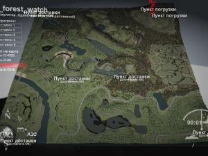 Карта «Лесная ВАХта»версия 1.0 для SpinTires (v03.03.16)