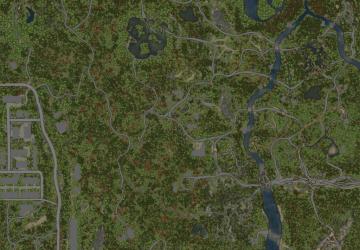 Карта «Лесные тропы»версия 1.0 для SpinTires (v03.03.16)