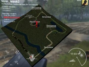 Карта «Лесок 2»версия 1.0 для SpinTires (v03.03.16)