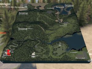 Карта «Moonlight»версия 1.0 для SpinTires (v03.03.16)