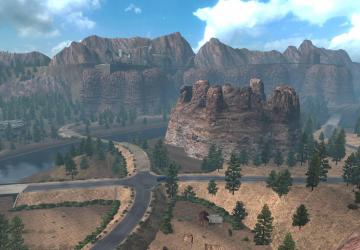 Карта «Mountain Roads»версия 7.0 для American Truck Simulator (v1.49.x)