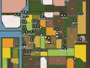 Карта «North Frisian March 4-fold Map Traduction Francaise»v1.0 для Farming Simulator 2017 (v1.4.4)