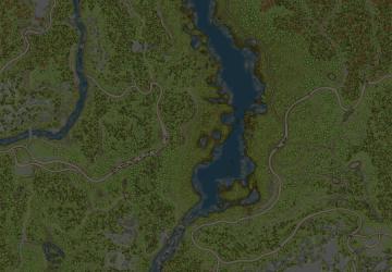 Карта «Обмелевшее озеро»версия 1 для Spintires: MudRunner (v25.02.21)