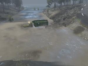 Карта «Озеро Рица»версия 3.0 для SpinTires (v03.03.16)