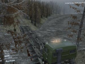 Карта «Пепельный Лес»версия 2.5 для SpinTires (v03.03.16)
