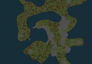 Карта «Полуостров»версия 1 для Spintires: MudRunner (v14.08.19)