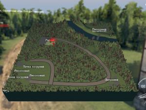Карта «Речушка»версия 1.0 для SpinTires (v03.03.16)