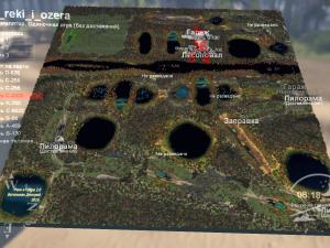 Карта «Реки и Озёра»версия 2.0 для SpinTires (v03.03.16)