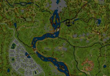 Карта «Серебряный бор»версия 1 для Spintires: MudRunner (v25.02.21)