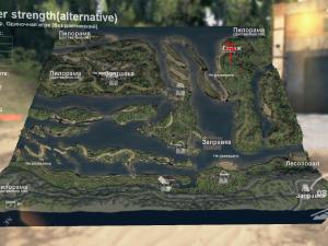 Карта «Сила реки»версия 1.0 дополненная для SpinTires (v03.03.16)
