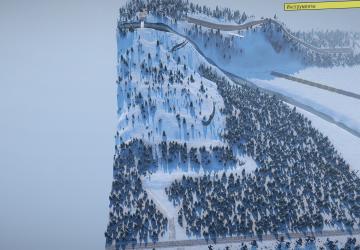 Карта «Testing cars on the winter map»версия 16.0 для SnowRunner (v16.0)