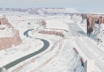 Карта «Utah snowy»версия 1.3 для BeamNG.drive (v0.38.x)