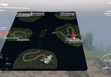 Карта «Волга»версия 1.0 для SpinTires (v03.03.16)