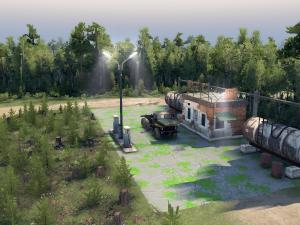 Карта «Вулкан: Грёбаные дороги»версия 1.0 для SpinTires (v03.03.16)