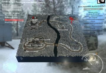 Карта «Зимняя доставка»версия 1.1 для SpinTires (v03.03.16)