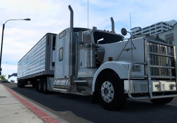 Кенгулятник для Kenworth W900версия 1.0 для American Truck Simulator (v1.40.x)