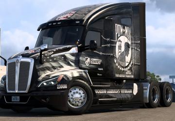 Kenworth T680 NG - Template Example and skin «POW MIA»v1.0 для American Truck Simulator (v1.57)