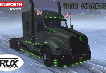 Kenworth T680 The Generalверсия 29.12.21 для American Truck Simulator (v1.43.x)