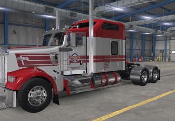 Kenworth W900версия 1.1 для Euro Truck Simulator 2 (v1.53.x)