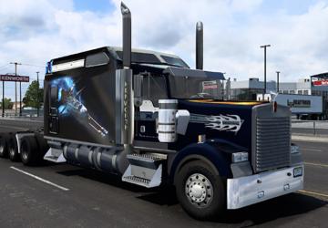 Kenworth W900 Long Reworkedверсия 9.51 (29.03.22) для American Truck Simulator (v1.43.x)