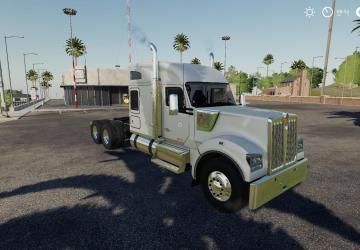 Kenworth W990версия 2.0 для Farming Simulator 2019 (v1.5.1.0)