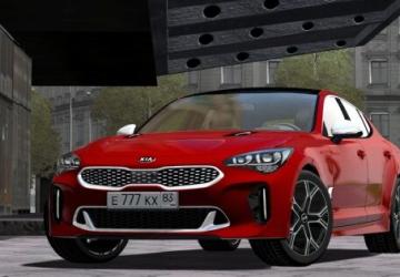 Kia Stinger GT 2018версия 22.02.2022 для City Car Driving (v1.5.8 - 1.5.9.2)