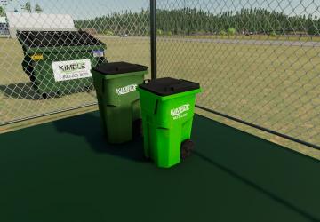 Kimble Trash Can Packверсия 1.0.0.0 для Farming Simulator 2022