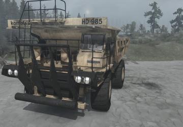 Komatsu HD985версия 20.01.22 для Spintires: MudRunner (v25.02.21)