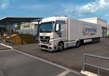 Комбо скин Armstrong Logisticsверсия 1.0 для Euro Truck Simulator 2 (v1.40.x)