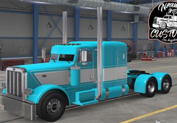 Комбо скин Baby Blue Angel 389 для Peterbilt 389v1.0 для American Truck Simulator (v1.39.x, 1.40.x)