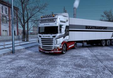 Комбо скин Kikker Mobielверсия 1.0 для Euro Truck Simulator 2 (v1.39.x)