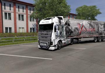 Комбо скин Ragnar Lodbrokверсия 1.0 для Euro Truck Simulator 2 (v1.39.x)