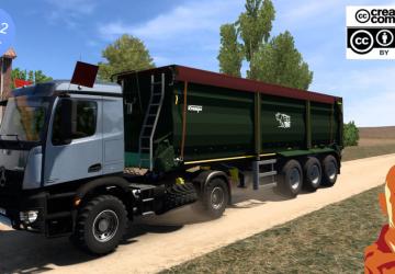 Krampe SB 3060 Agrar Trailerверсия 3.0 для Euro Truck Simulator 2 (v1.53.x)