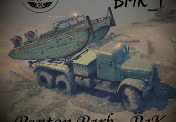 Краз-255Б (Понтонный парк)версия 1.3 для Spintires: MudRunner (v25.02.21)