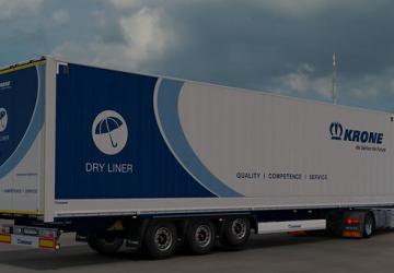Krone DryLiner Megaверсия 1.0 для Euro Truck Simulator 2 (v1.38.x, - 1.42.x)