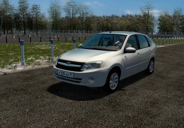 Lada Granta Liftbackверсия 01.05.2022 для City Car Driving (v1.5.9.2)