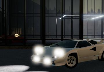 Lamborghini Countach 1988версия 0.9.9.B для Farming Simulator 2019 (v1.7x)