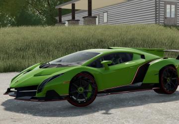 Lamborghini Veneno 2013версия 1.0.0.0 для Farming Simulator 2022 (v1.14.x)