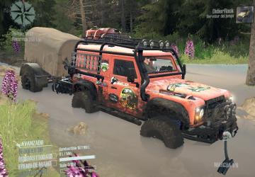 Land Rover Defender 90версия 1.0 для Spintires: MudRunner (v18/05/21)