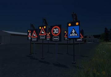 LED traffic signsверсия 1.0.0.0 для Farming Simulator 2022